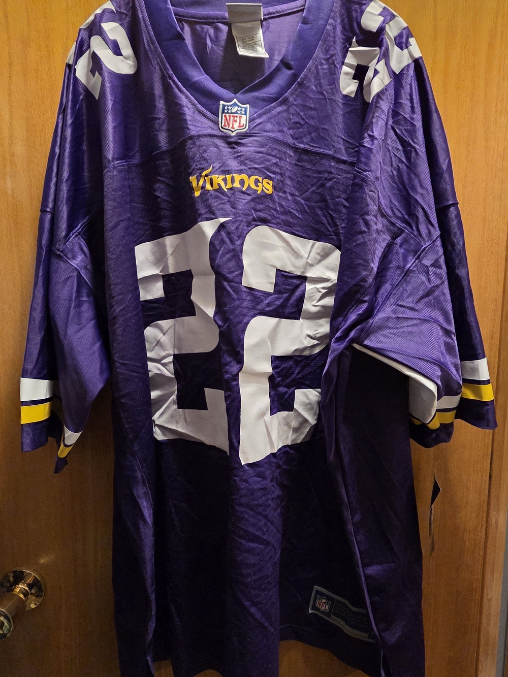 Minnesota Vikings Purple Smith #22 Football Jersey - Official NFL